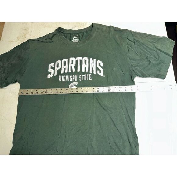Spartans Michigan State Embroidered T-Shirt Men’s XL Pro Edge Knights Apparel - Picture 4 of 4
